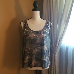 Camo studded tank
